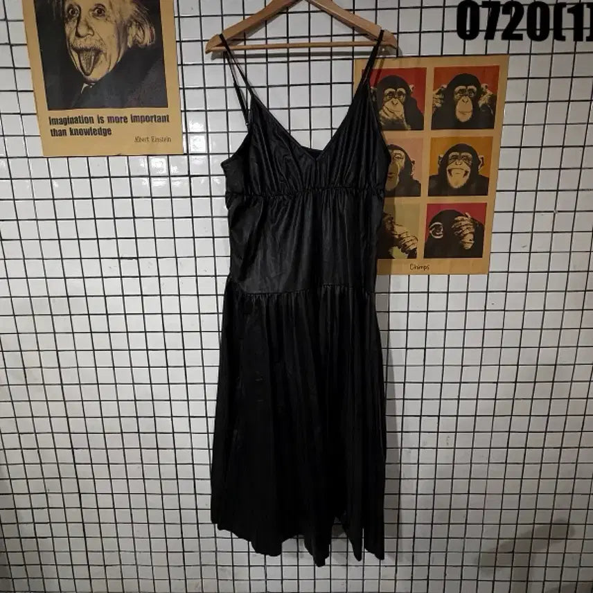 [BUNJANG] NANING9 Black Slip Long Dress Size S / NANING9 블랙 슬립 롱 원피스 S
