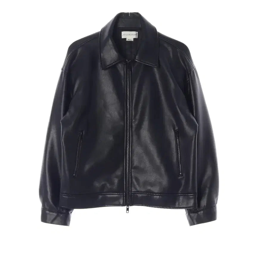 [BUNJANG] 22FW Oversized Fit Leather Jacket (Rider Jacket) / 22FW 오버핏 레더자켓(라이더자켓)
