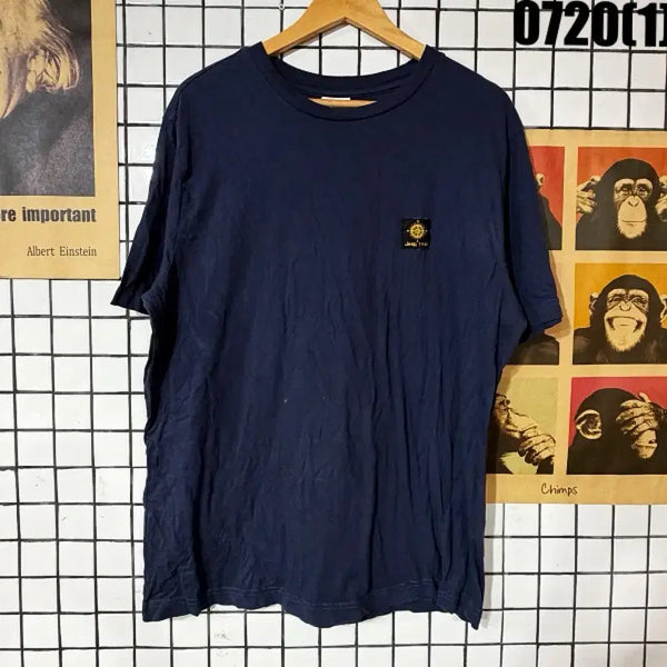 [BUNJANG] Jeep Short Sleeve T-Shirt Navy L / 지프 반팔 티셔츠 네이비 L