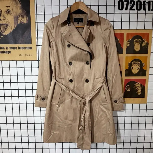 [BUNJANG] Must Be Trench Coat Beige S / 머스트비 트렌치코트 베이지색 S