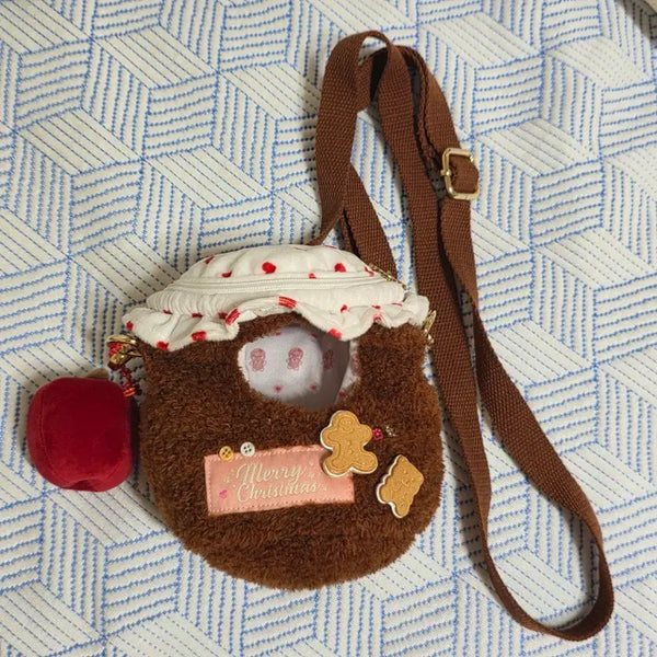 [BUNJANG] Strawberry Cucucuchoco Outfit 10cm Doll Bag / 20cm 15cm 10cm 무속성 속성 인형 딸기큐큐옷장 애플핫초코 가방 크로스백