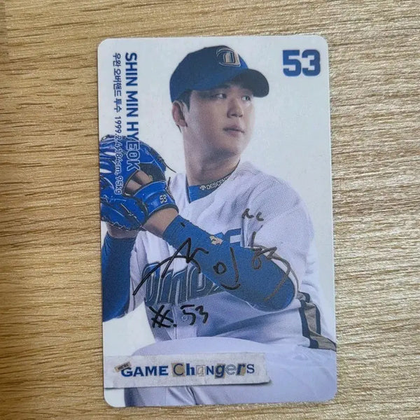 [BUNJANG] NC Dinos Shin Min-hyuk Signed Photocard / nc다이노스 신민혁 선수 친필사인 포토카드 판매