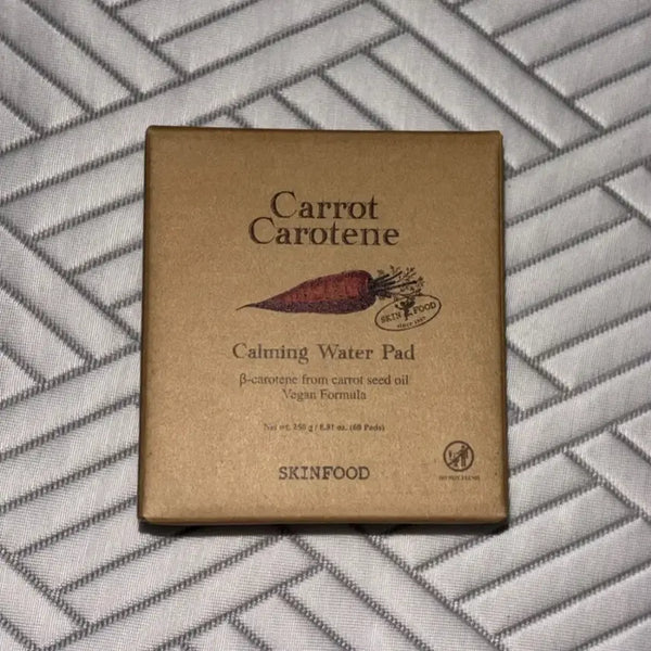 [BUNJANG] Skinfood Carrot Carotene Calming Water Pad (60 count) / 스킨푸드 캐롯 카로틴 카밍 워터 패드 당근패드 60매