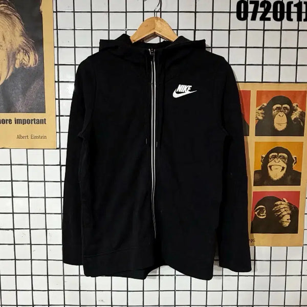 [BUNJANG] Nike Women's Black Hooded Zip-Up Hoodie - Size S / 나이키 후드 집업 블랙 S