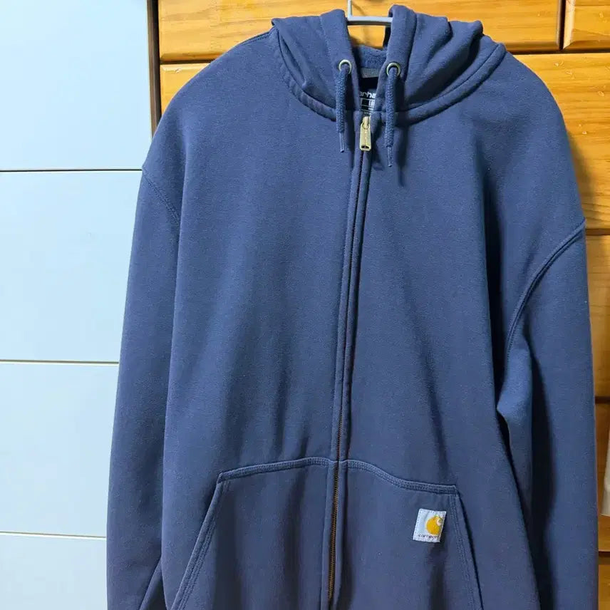 [BUNJANG] Carhartt Hooded Zip-Up Jacket Navy L / 칼하트 후드 집업 네이비 L (새상품)