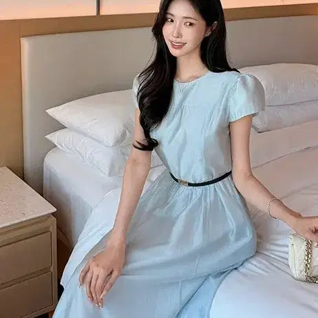 [BUNJANG] Blanc de Moon Amel Flare Dress / 블랑드문 아멜 플레어 원피스 (새제품)