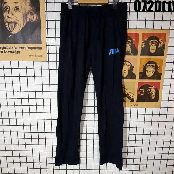 [BUNJANG] NBA Logo Training Pants Black Size 30 / NBA 로고 트레이닝 팬츠 블랙 30