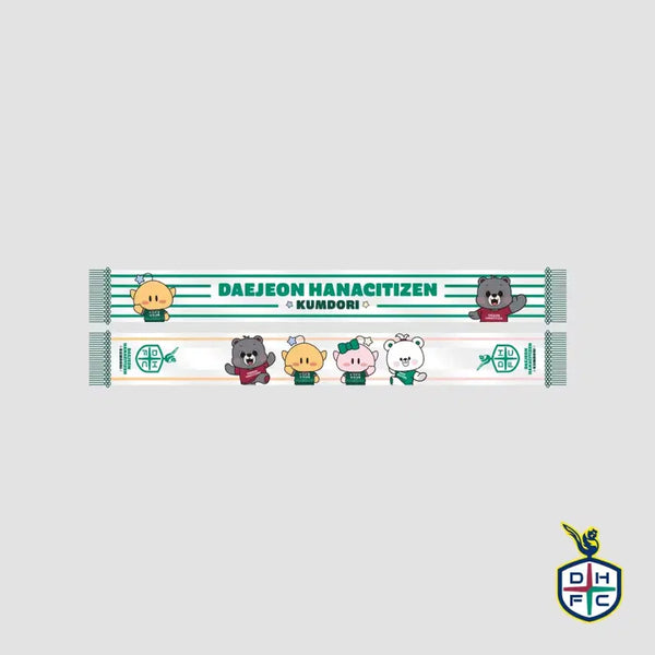 [BUNJANG] Daejeon Hana Citizen Dreamy Dreamy Mascot Scarf / 대전하나시티즌 꿈돌이 머플러