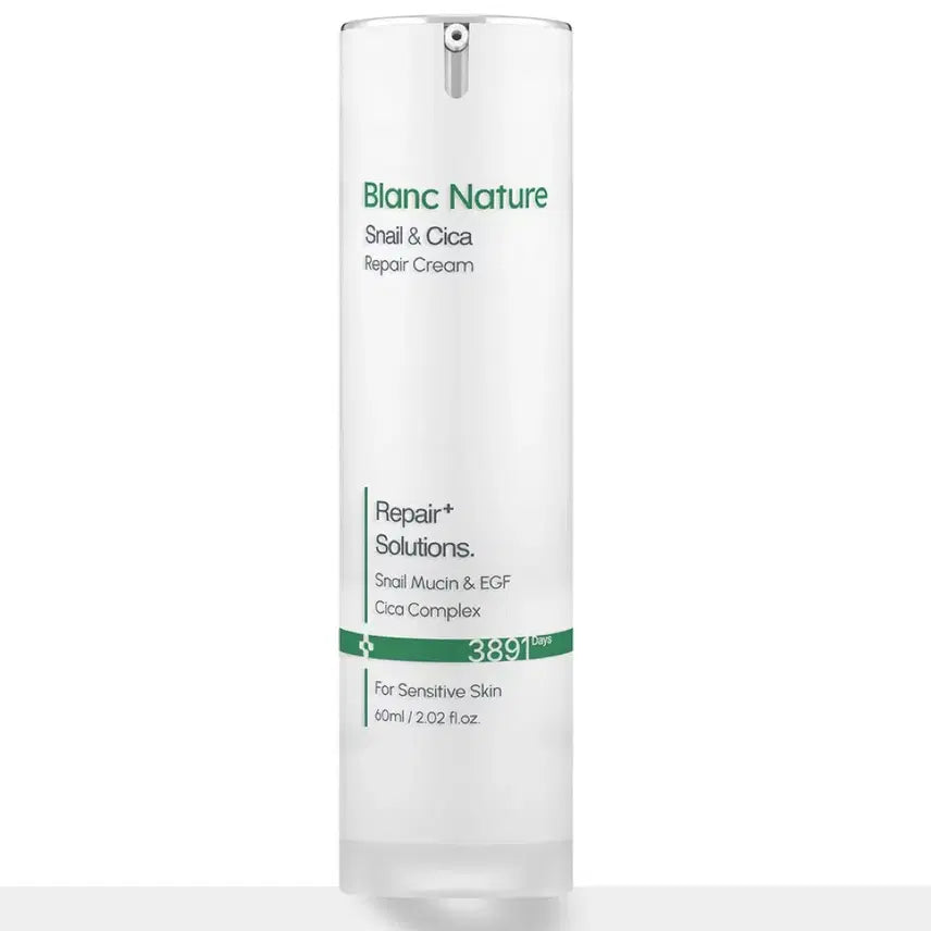 [BUNJANG] Blanc Nature Snail Moisturizing Cream 60ml / 블랑네이처 스네일 모이스처라이징크림