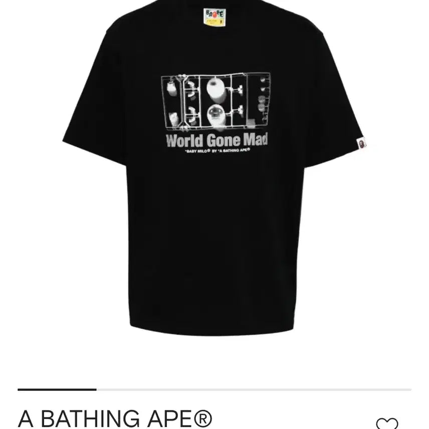 [BUNJANG] BAPE Joshua Vides 25th Anniversary Relaxed Fit T-Shirt / 베이프 조슈아 비데스 25주년 S 릴렉스핏
