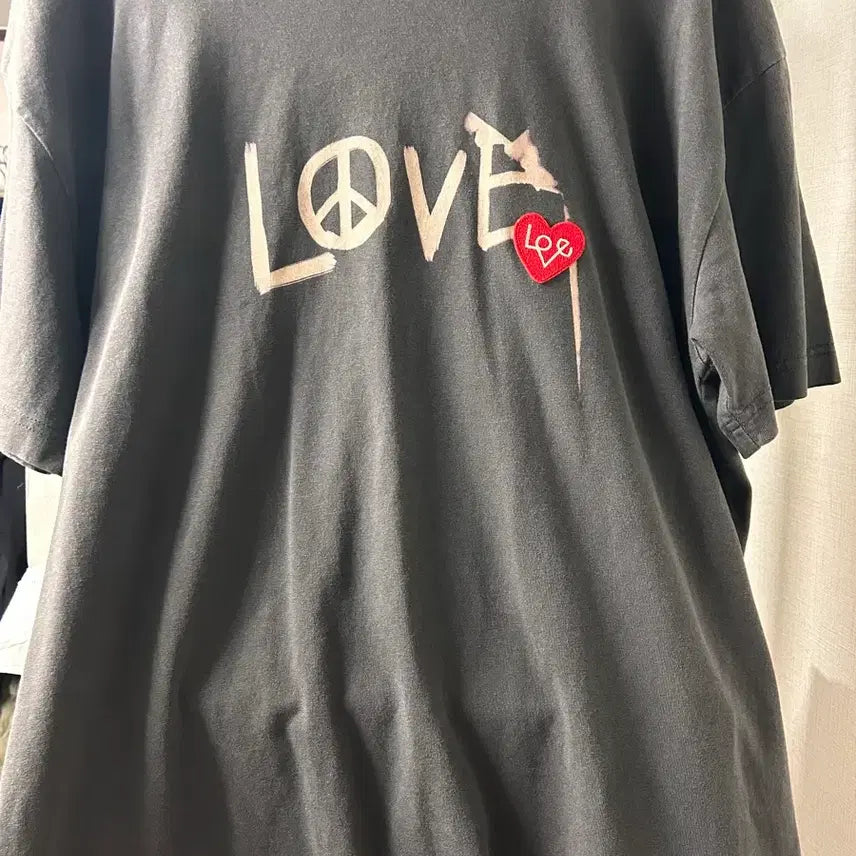 [BUNJANG] Andersson Bell Love Pigment Short Sleeve T-shirt / 엔더슨벨 러브 피그먼트 반팔 L