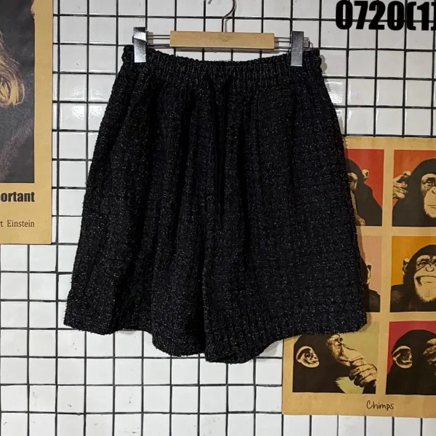 [BUNJANG] Crunkyouth Black Textured Shorts Size S / Crunkyouth 검정색 텍스처 짧은 바지 S