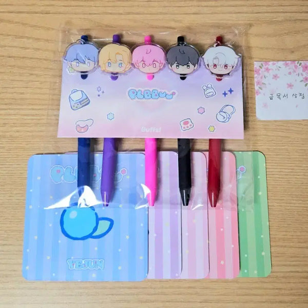 [BUNJANG] PLAVE Buffs Ballpoint Pen Ktown4u Coaster Bundle Set / 플레이브 버프즈 볼펜 케타포 코스터 팝니다