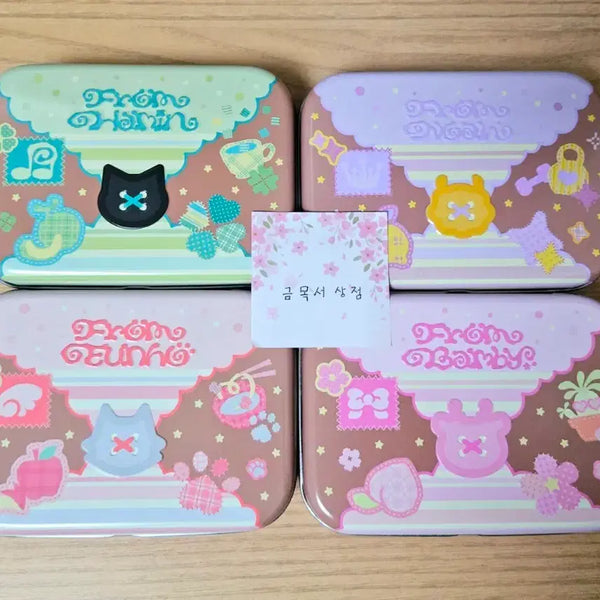 [BUNJANG] PLAVE Birthday Cookie Tin Case Bundle Set / 플레이브 십카페 생일 틴케이스 팝니다