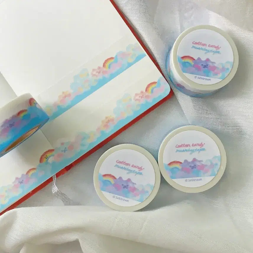 [BUNJANG] Soso Roun Cotton Candy Masking Tape / 소소로운 코튼캔디 마테