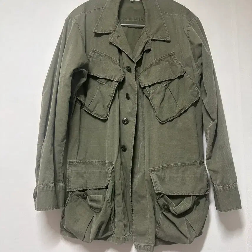 [BUNJANG] US Army Original Ripstop Jungle Fatigue Jacket Small Short / Us army 미군 오리지널 립스탑 정글 퍼티그 s/s 스몰 숏