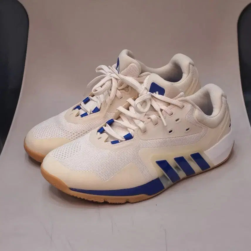 [BUNJANG] Adidas Dropset Trainer White Blue 270mm / 아디다스 드롭셋 트레이너 270mm