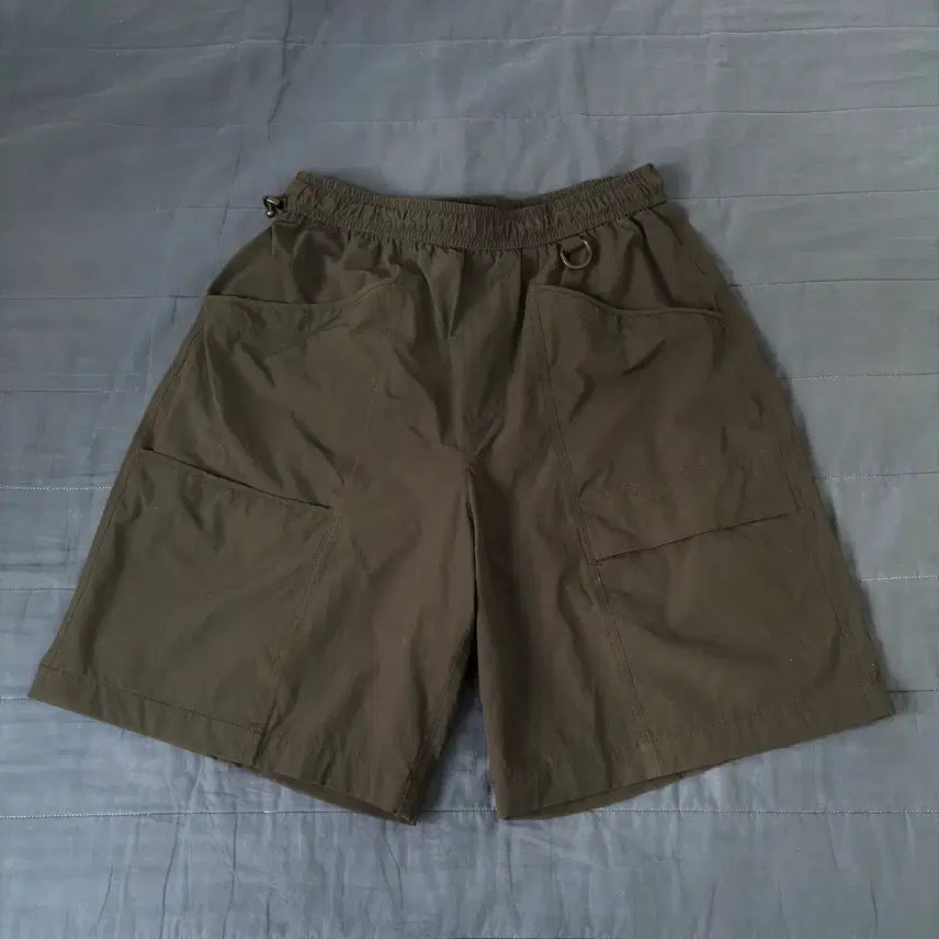 [BUNJANG] Espionage Nylon Bermuda Pants Black / 에스피오나지 나일론 버뮤다팬츠 블랙