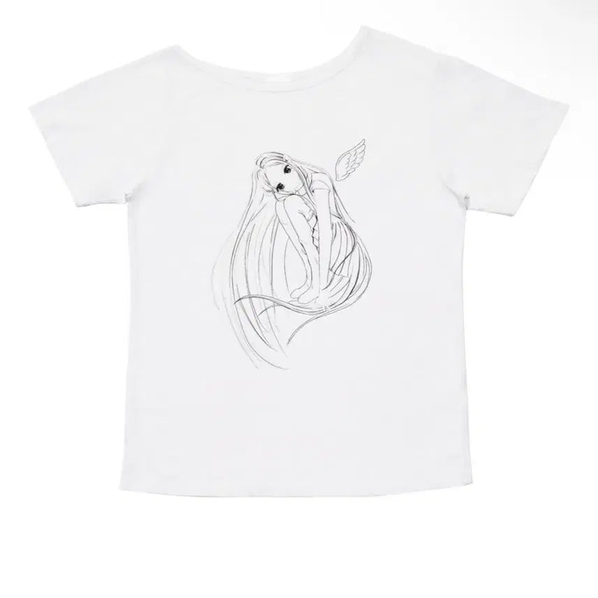 [BUNJANG] Dear My Fairy Whisper Fairy Muse T-Shirt / 디어마이페어리 위스페어리 페어리 뮤즈 티셔츠