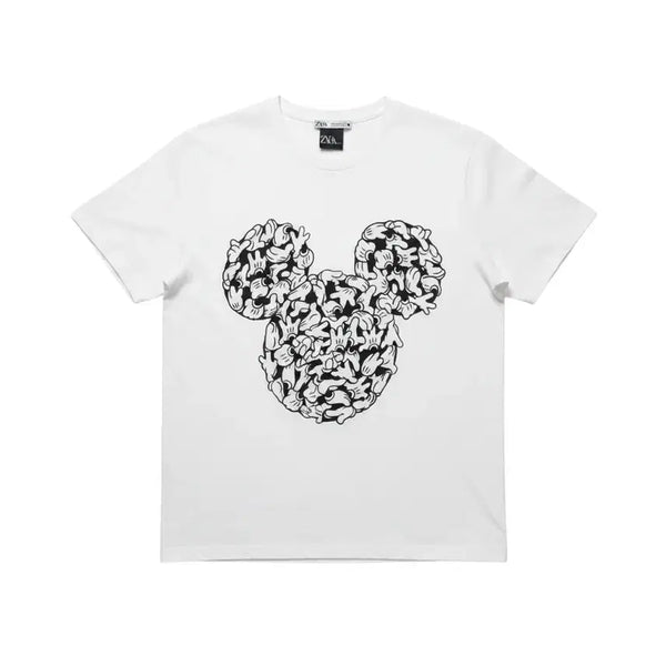 [BUNJANG] Zara x Disney Collaboration Short Sleeve T-Shirt / 여성S/ 자라 x 디즈니 콜라보 반팔티셔츠WH