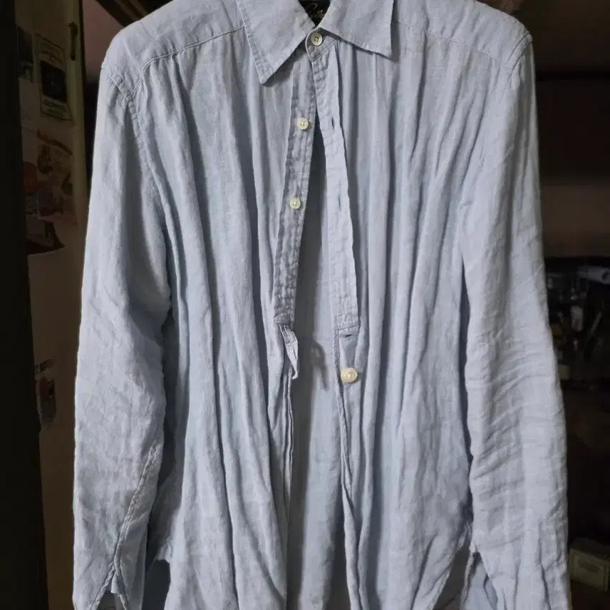 [BUNJANG] Needles Linen Chambray Western Shirt / 니들스 린넨 샴브레이컬러 웨스턴 셔츠