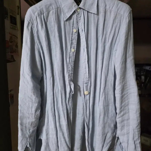 [BUNJANG] Needles Linen Chambray Western Shirt / 니들스 린넨 샴브레이컬러 웨스턴 셔츠