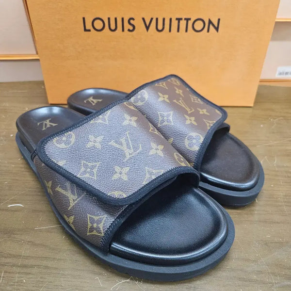 [BUNJANG] Louis Vuitton Monogram Miami Mule Slippers / 10(290) 루이비통 LV 모노그램 마이애미 뮬 슬리퍼