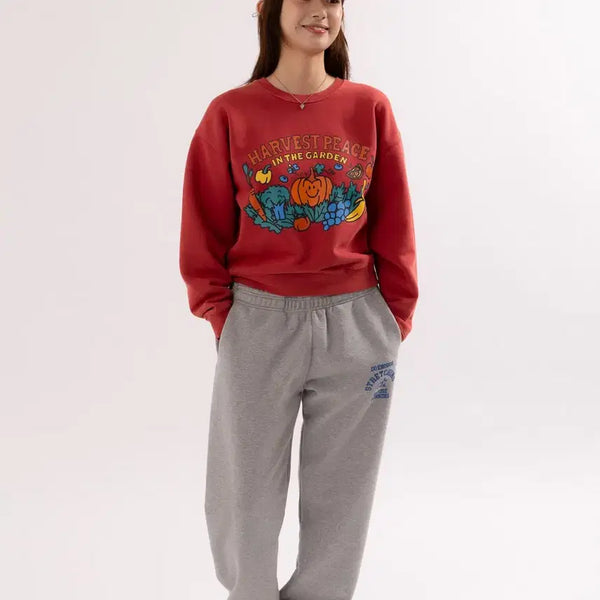 [BUNJANG] Big Wave Stretching Penguin Sweatpants (Sports Grey / Unisex M) / 빅웨이브 스트레칭 펭귄 스웻팬츠 (스포츠 그레이 / 남여공용 M)