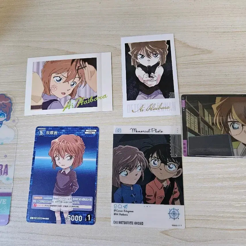 [BUNJANG] Detective Conan Ai Haibara Set Trading Cards / 명탐정 코난 하이바라 홍장미 카드 일괄