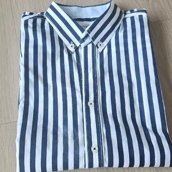 [BUNJANG] JESTER Apparel Men's 7-Sleeve Striped Shirt / 7부 남학생 셔츠 JESTER의류 (미사용)