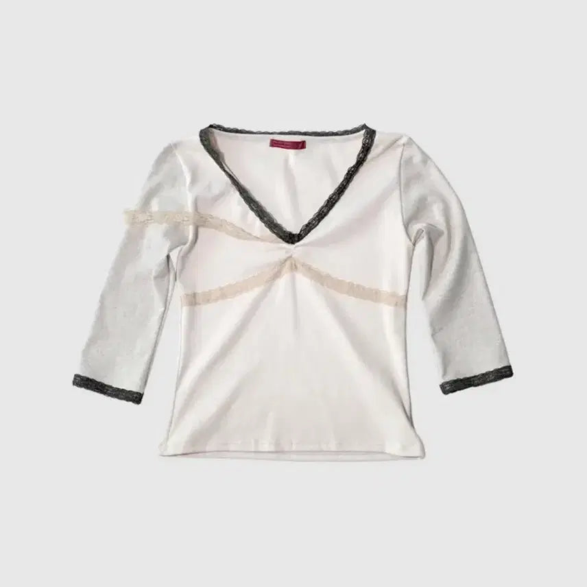 [BUNJANG] In N Yang Harmony Lace Top Pink / 인앤양인하모니 레이스탑 핑크 lace top
