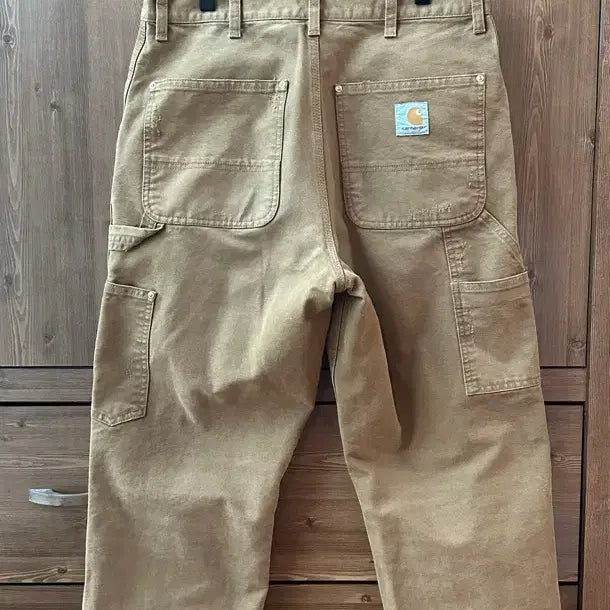 [BUNJANG] Carhartt WIP Double Knee Dearborn Hamilton Brown Grind Wash / 칼하트 WIP 더블니 디어본 해밀턴 브라운 그라인드 워시