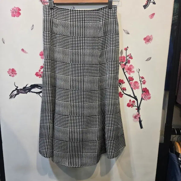 [BUNJANG] Check Pattern Flare Midi Skirt / 체크 패턴 플레어 스커트 0 (26)