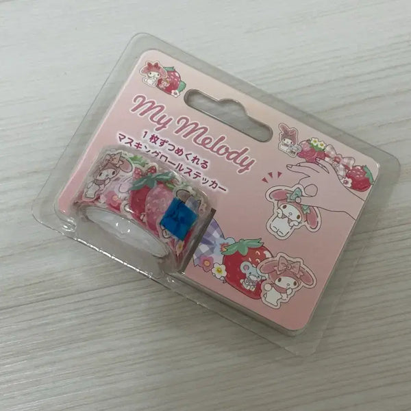 [BUNJANG] Sanrio My Melody Masking Tape Sticker Roll / 산리오 마이멜로디 마스킹테이프 마테 스티커롤