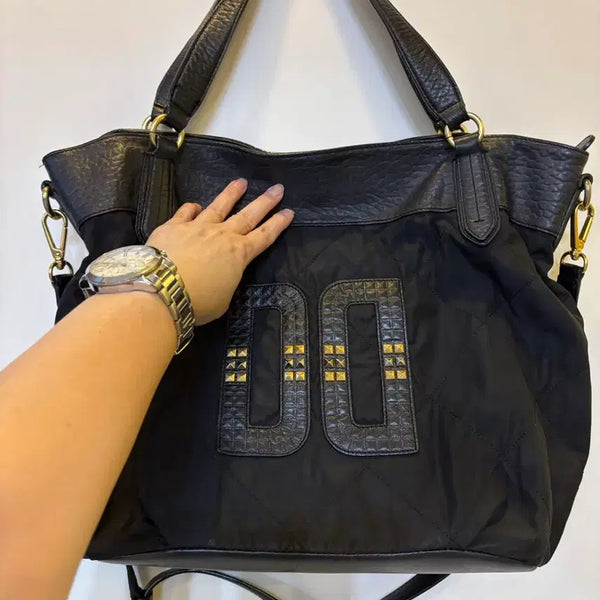 [BUNJANG] Daks DD Quilted Shoulder Bag Black / 닥스 DD 퀼팅 숄더백 블랙