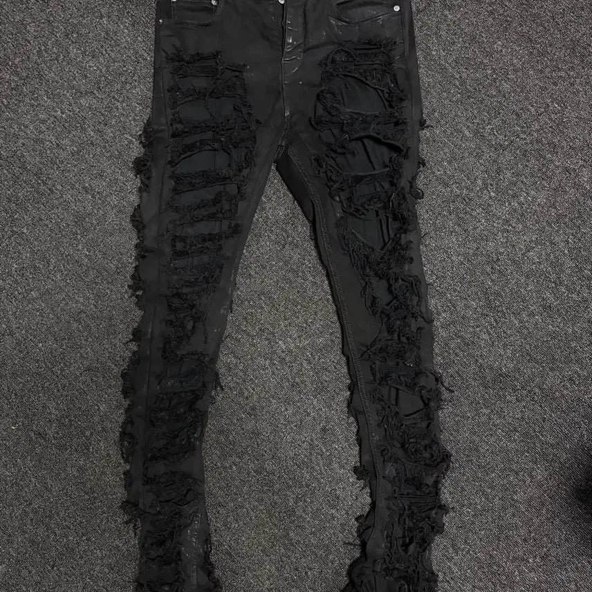 [BUNJANG] Rick Owens Detroit Cut Distressed Jeans / 릭오웬스 디트로이트컷 디스진 [30]