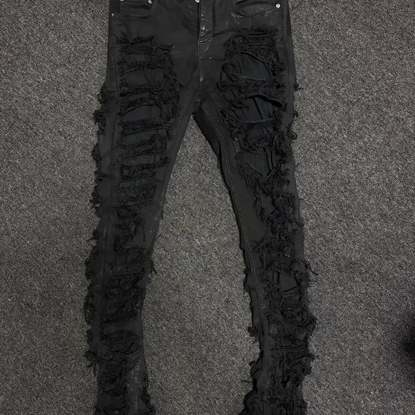 [BUNJANG] Rick Owens Detroit Cut Distressed Jeans / 릭오웬스 디트로이트컷 디스진 [30]