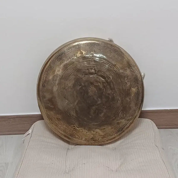 [BUNJANG] Yong-gu Bangjja Jing (Gong) - Traditional Hand-Beaten Brass Gong / 방짜징 이용구 징,장 팝니다(꽹과리 장구 무속 풍물 불교 사물놀이)