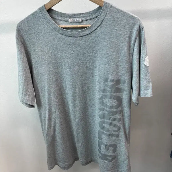 [BUNJANG] Moncler White Logo Patch T-Shirt / 100) 몽클레어 화이트와펜 반팔티
