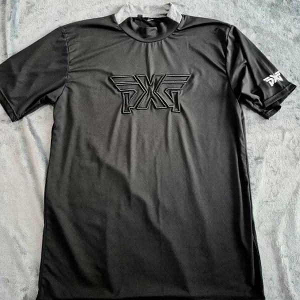[BUNJANG] PXG Women's Performance Big Logo High Neck Short Sleeve Golf T-Shirt / PXG 여성 퍼포먼스 빅 로고 하이넥(모크넥) 반팔 골프 티셔츠 L