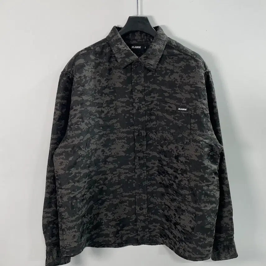 [BUNJANG] XLARGE Camouflage Pocket Shirt / 엑스라지 카모플라쥬 포켓 셔츠 (on.1351)