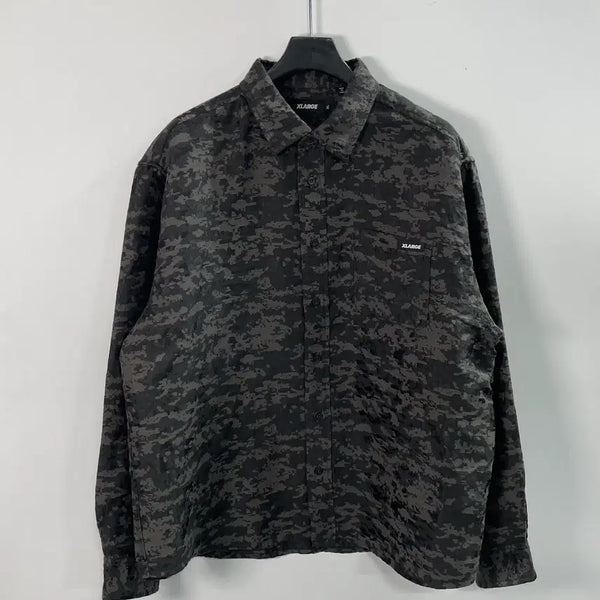 [BUNJANG] XLARGE Camouflage Pocket Shirt / 엑스라지 카모플라쥬 포켓 셔츠 (on.1351)