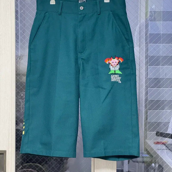 [BUNJANG] LASBET Baggy Work Shorts Green / [M] 라스벳 배기 워크 쇼츠 그린