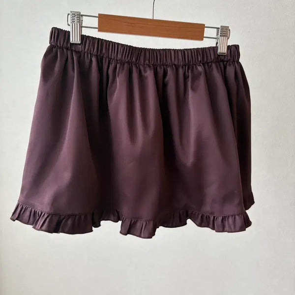 [BUNJANG] AMOMENT Satin Layered Skirt / 새제품 아미먼트 새틴 레이어드 스커트