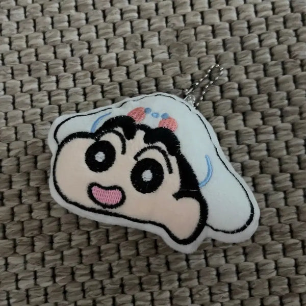 [BUNJANG] Crayon Shin-chan x Cinnamoroll Collaboration Keychain / 짱구 X 시나모롤 콜라보 키링
