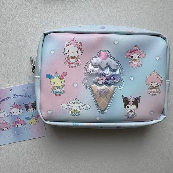 [BUNJANG] Sanrio Characters Ice Cream Pouch / 산리오 캐릭터 아이스크림 파우치 새상품