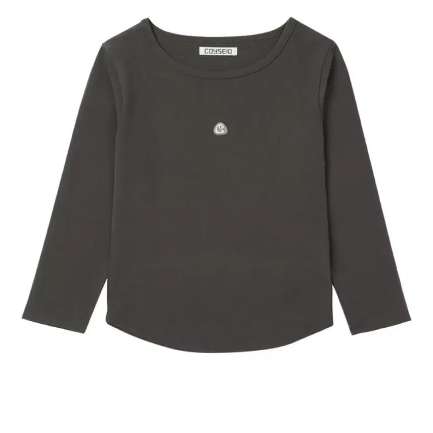 [BUNJANG] COYSEIO Symbol Capri Long Sleeves Dark Brown / 코이세이오 심볼 카프리 롱슬리브 다크 브라운