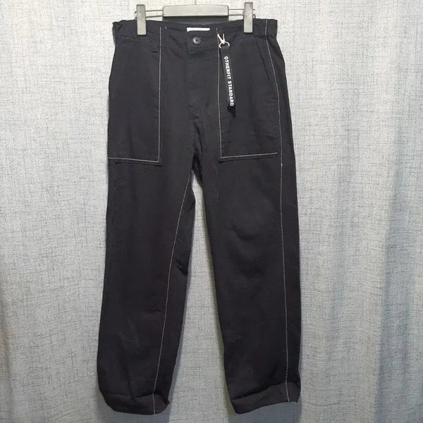 [BUNJANG] ADER ERROR Stitch Point Black Denim Pants Size 2 / 아더피츠 스티치 포인트 블랙 데님 팬츠 2