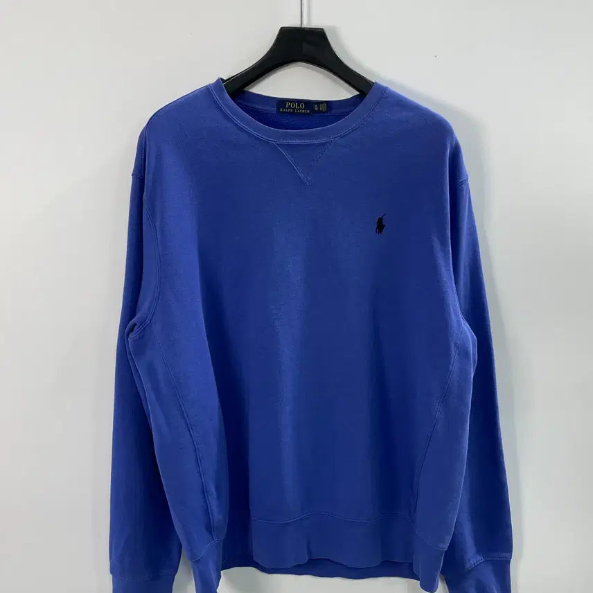 [BUNJANG] Polo Ralph Lauren Blue Crewneck Sweatshirt XL / 폴로 랄프로렌 블루 라운드 맨투맨 (on.1363)