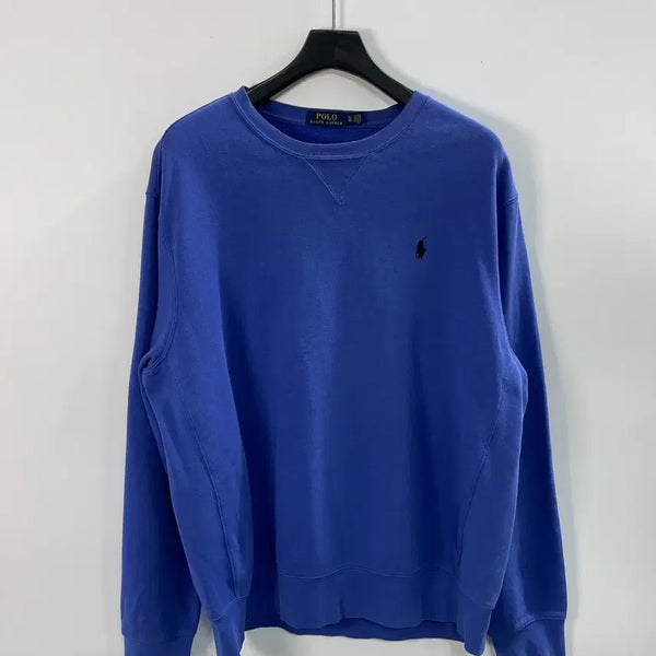[BUNJANG] Polo Ralph Lauren Blue Crewneck Sweatshirt XL / 폴로 랄프로렌 블루 라운드 맨투맨 (on.1363)